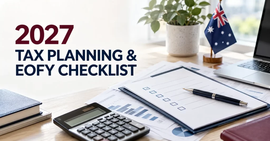 2027 Tax Planning & EOFY Checklist for Australian Businesses and Individuals 2027 tax planning eofy checklist australia
